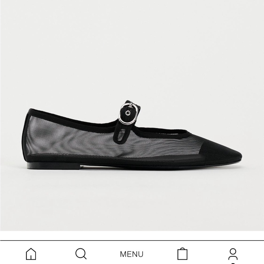 COPY - Mesh black Zara flats
